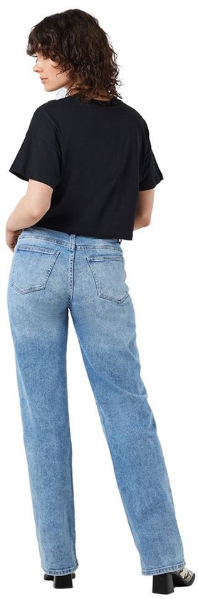 NOISY MAY NMALENA S/ S O-NECK SEMICROP TOP FWD NOOS T-shirt Femme - Taille L