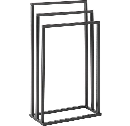 Beliani CHARRAS Handdoekrek Staal