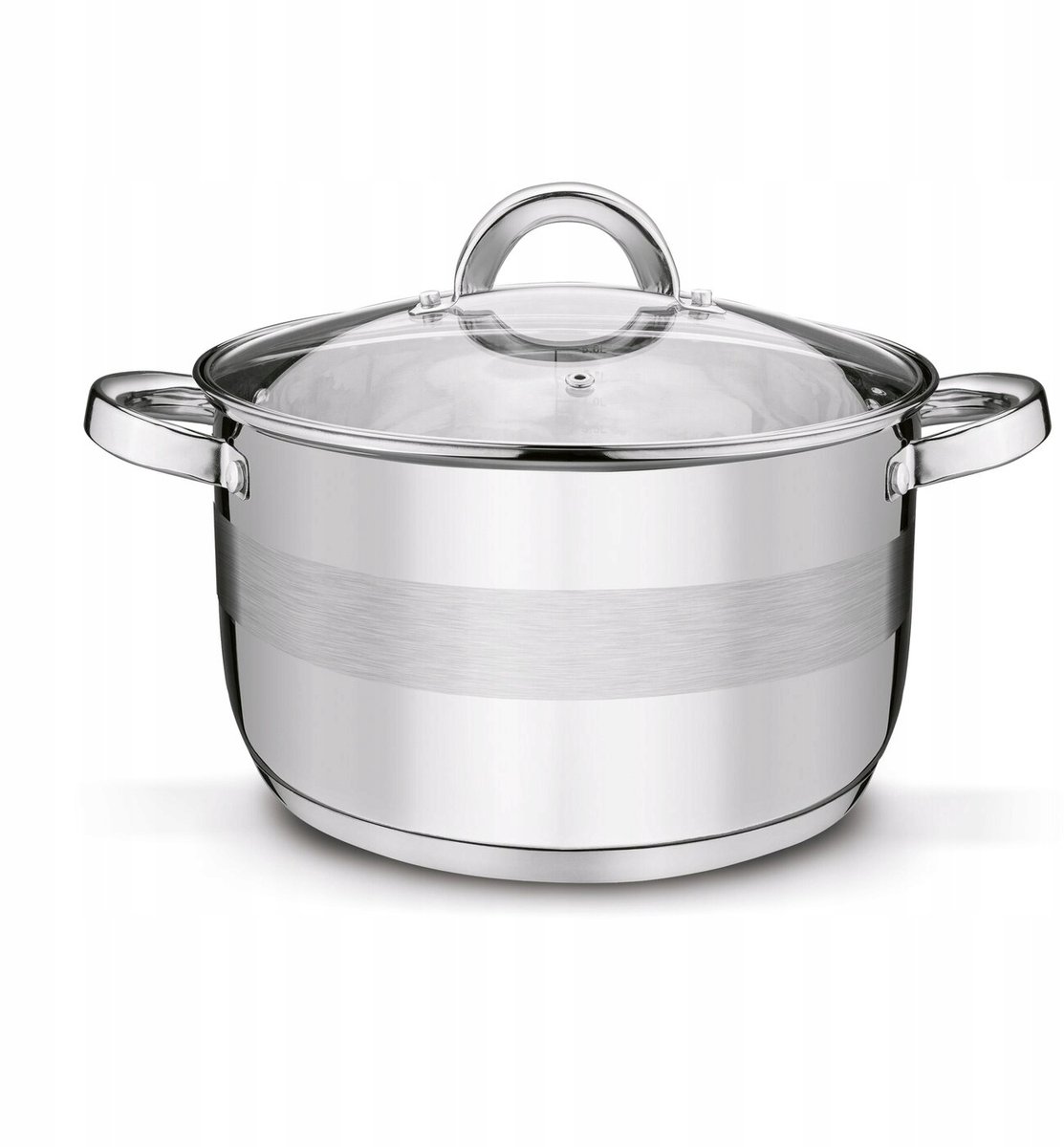 Tadar Roger Inductiepan RVS 28 cm 9L - Grote, Solide Kookpan