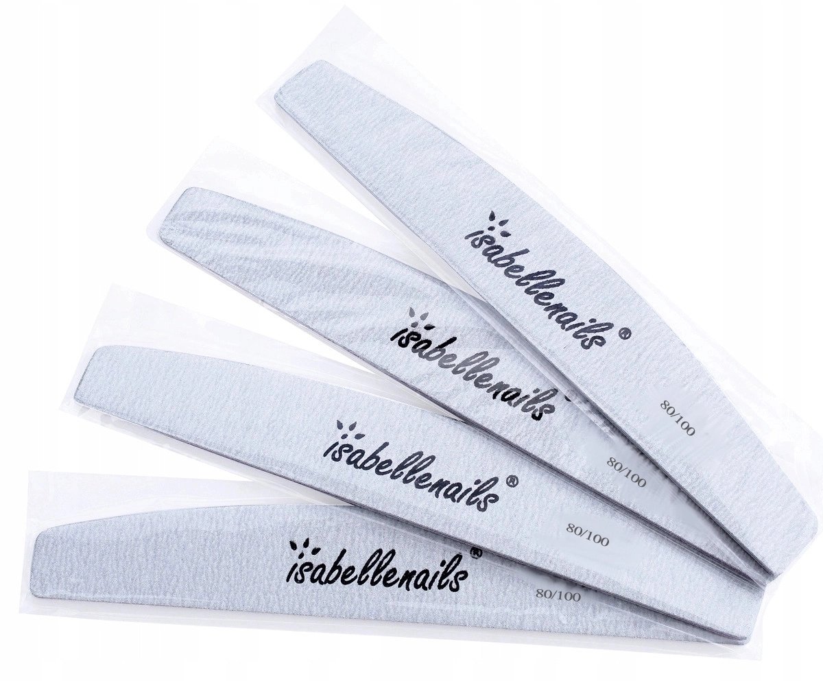 25x Zebra Nagelvijl Boot 80/100 - Professionele manicureset