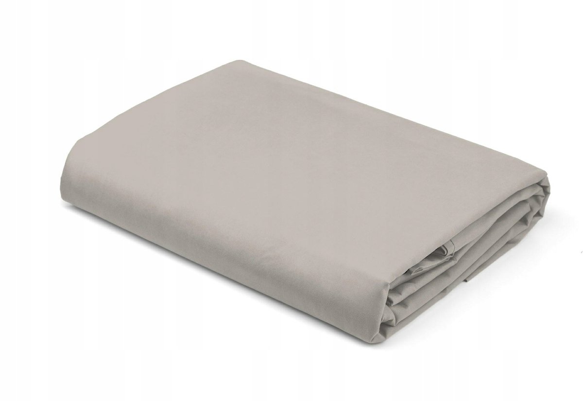 Pure Satin Hoeslaken met Elastiek 90x200 cm - Effen Beige