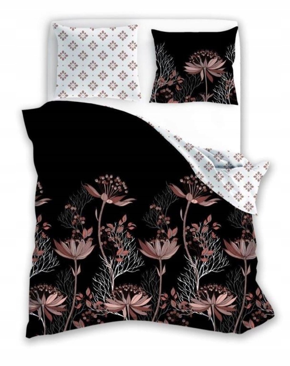 Pure Sateen Katoenen Dekbedovertrek Set 220x200 + 2x 70x80