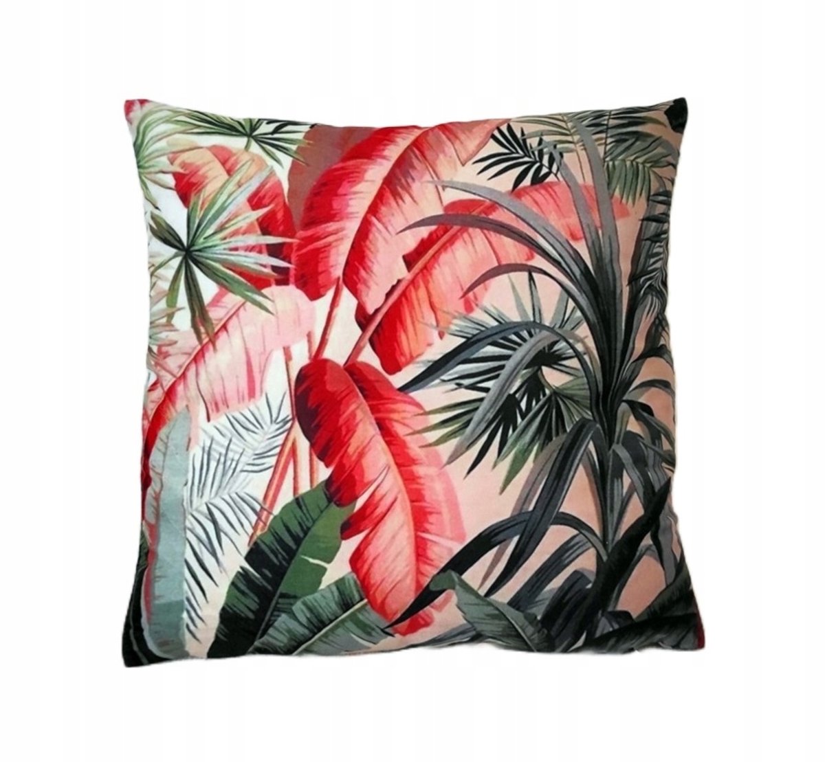 Decoratieve Kussenhoes Fluweel 40x40 cm - Bananenblad & Palmprint
