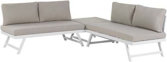 Beliani - Grijs - Aluminium