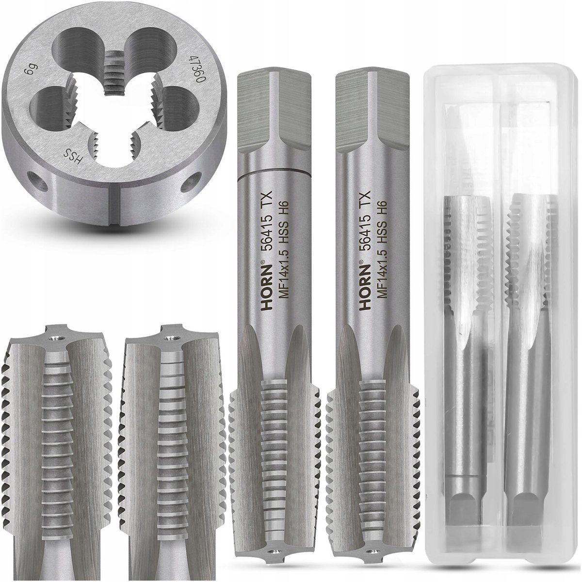 M14 Schroefdraad Taps & Snijplaat Set - 2 Stuks