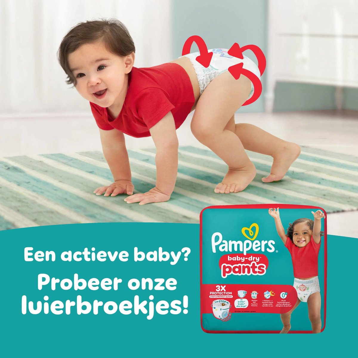 Pampers baby-dry Baby Pants Baby Dry Gr. 7 Extra Large (15 kg) Big Pack, 38 St dauerhaft günstig online kaufen