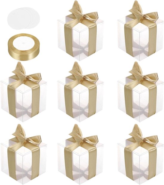 PLECUPE Organza zakjes - 100 stuks, bruiloft en snoep voedselverpakking met trekkoord, 13x18cm