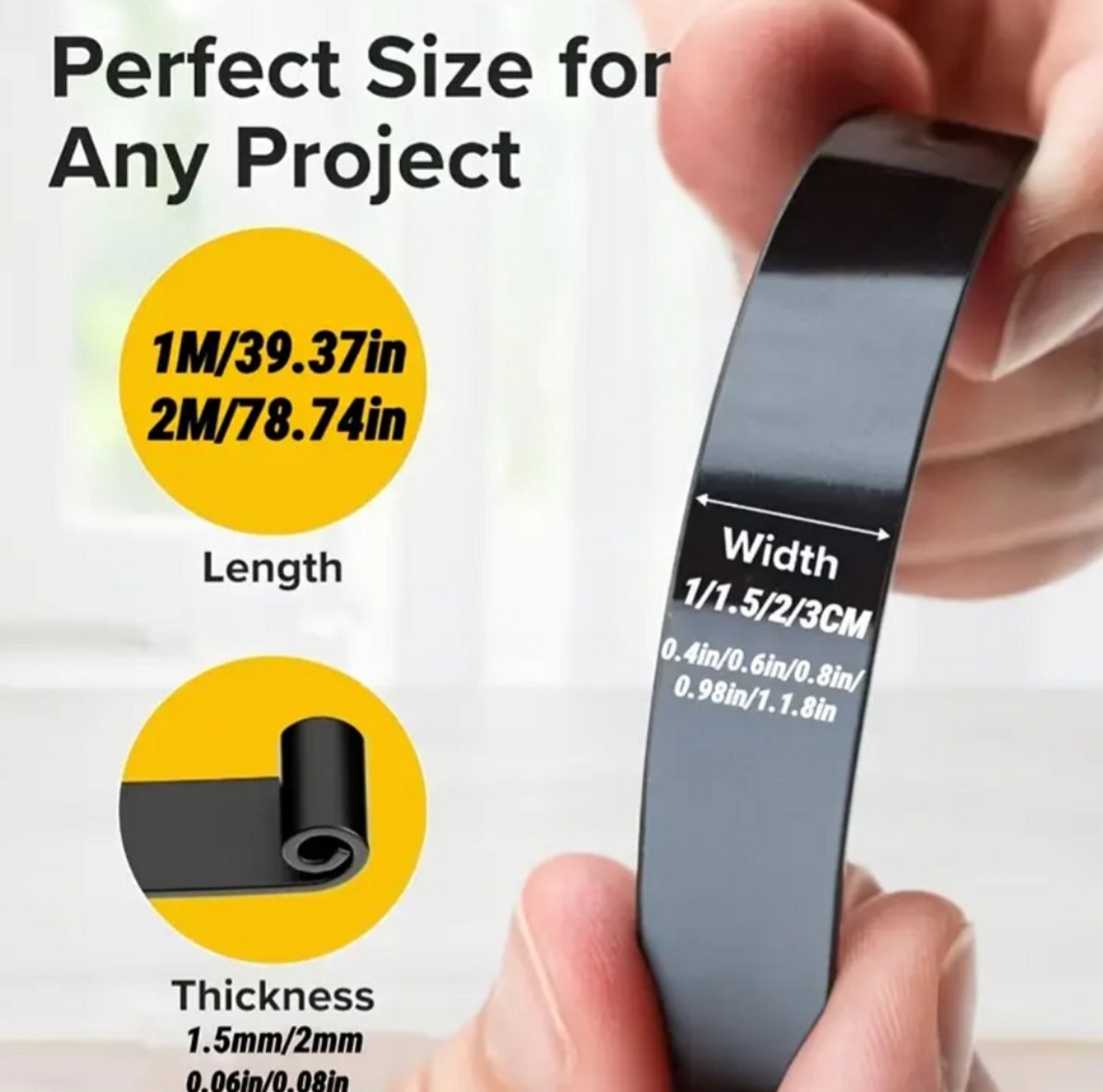 Magneet strip 1 meter 1,5cm breed