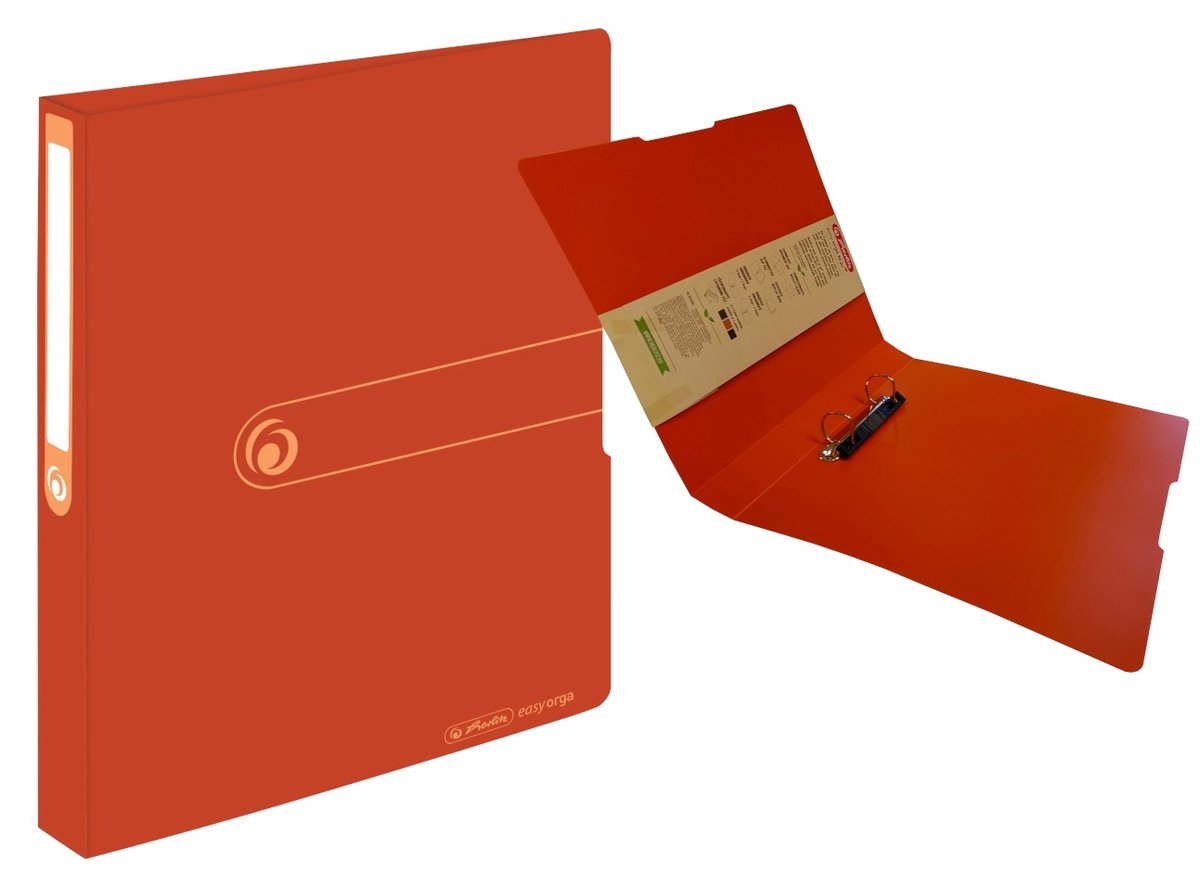 Herlitz A4 Ringband Segregator 4cm Rug - Oranje