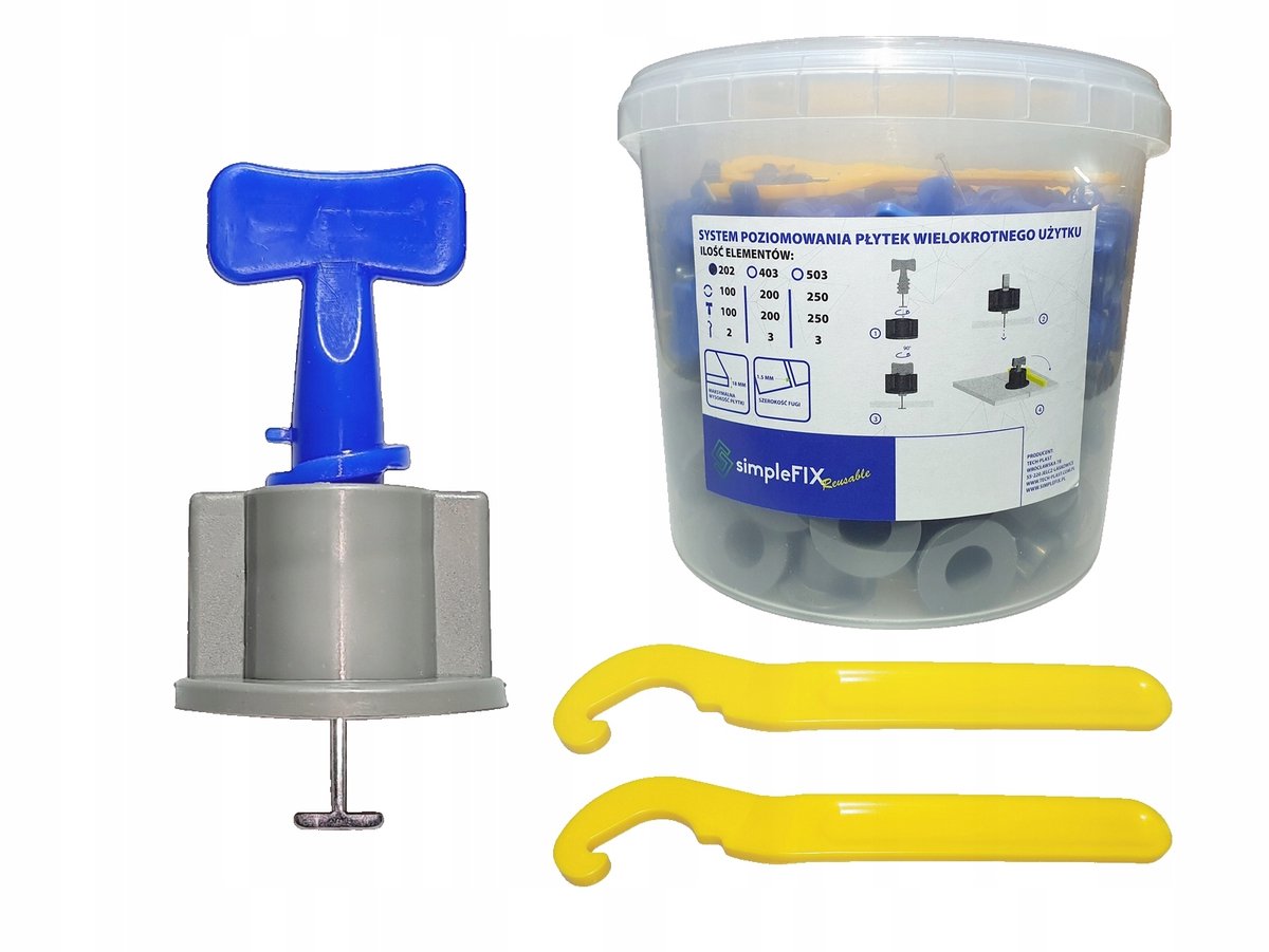 70x Tegel Levelling Systeem: Klinkers, Spacers & Clips voor Vloeren/Muren