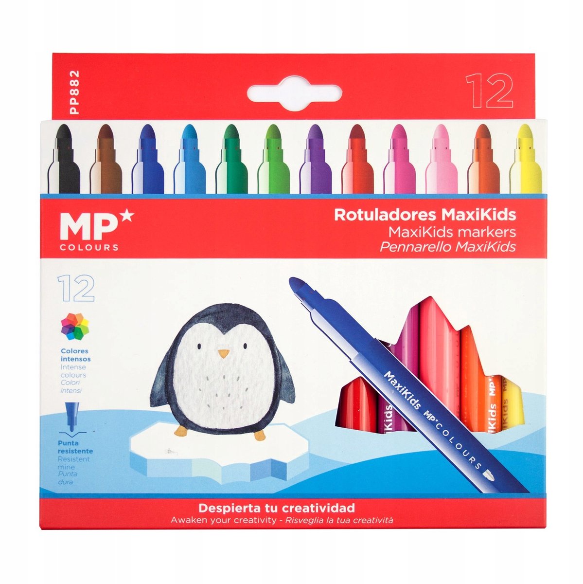 MP Viltstiftenset - 12 kleuren