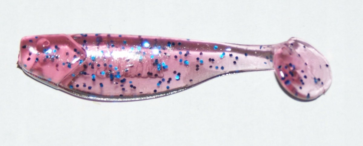Mann's Ripper 45mm - Paars met Blauwe Glitter - Vis Lure