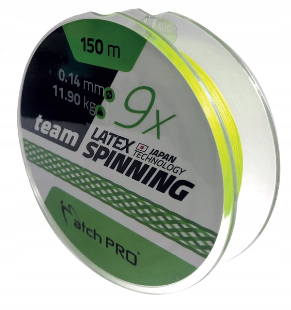 MatchPro 9X Team Spinning Latex Visdraad 150m 0,16mm 13,5kg