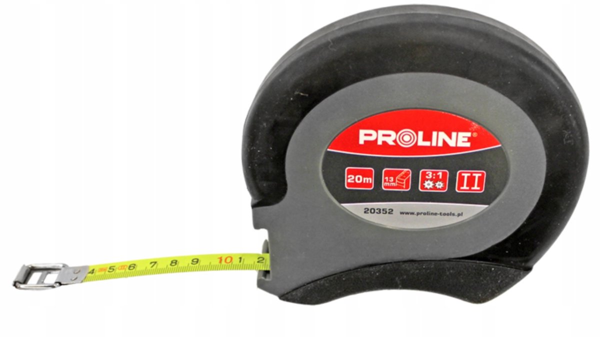 Proline Rolmaat 20m x 13mm Nylon Gecoat Staal II Klasse