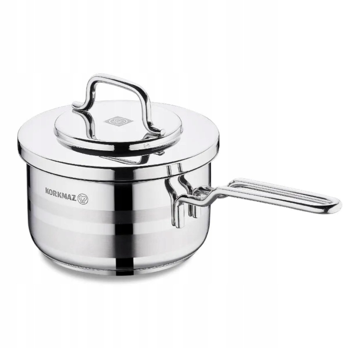 Korkmaz Astra 2 Inductie Steelpan 16 cm 1.8L - Hoogwaardig RVS