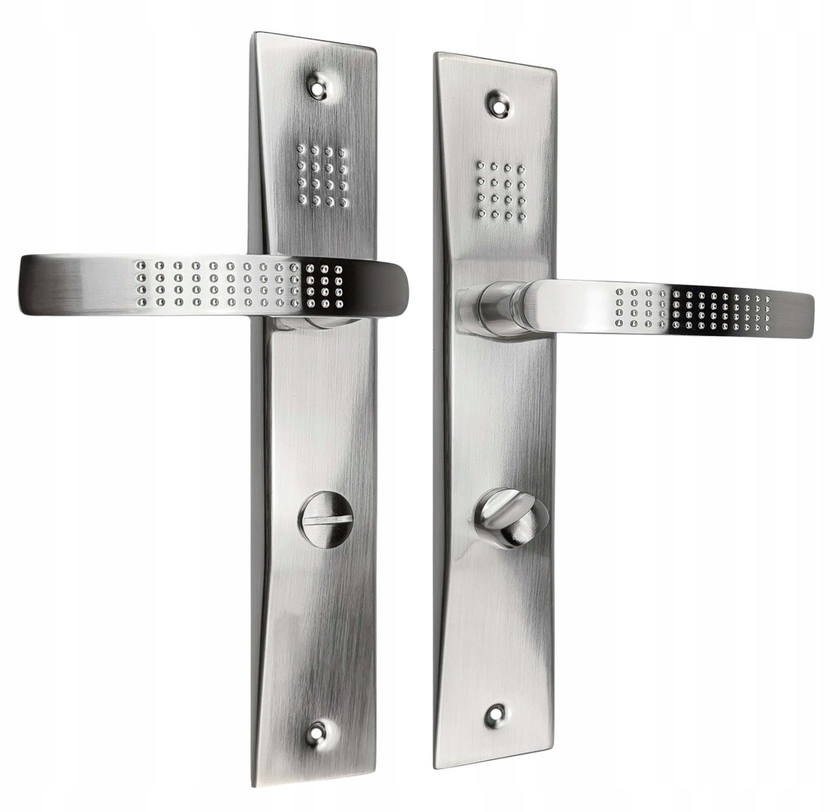 Moderne Deurklink Tokyo 90mm WC Nikkel Satin