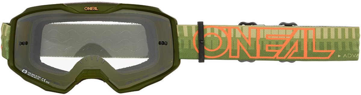 O'Neal B-10 Bril Groen/Oranje Helder MX MTB