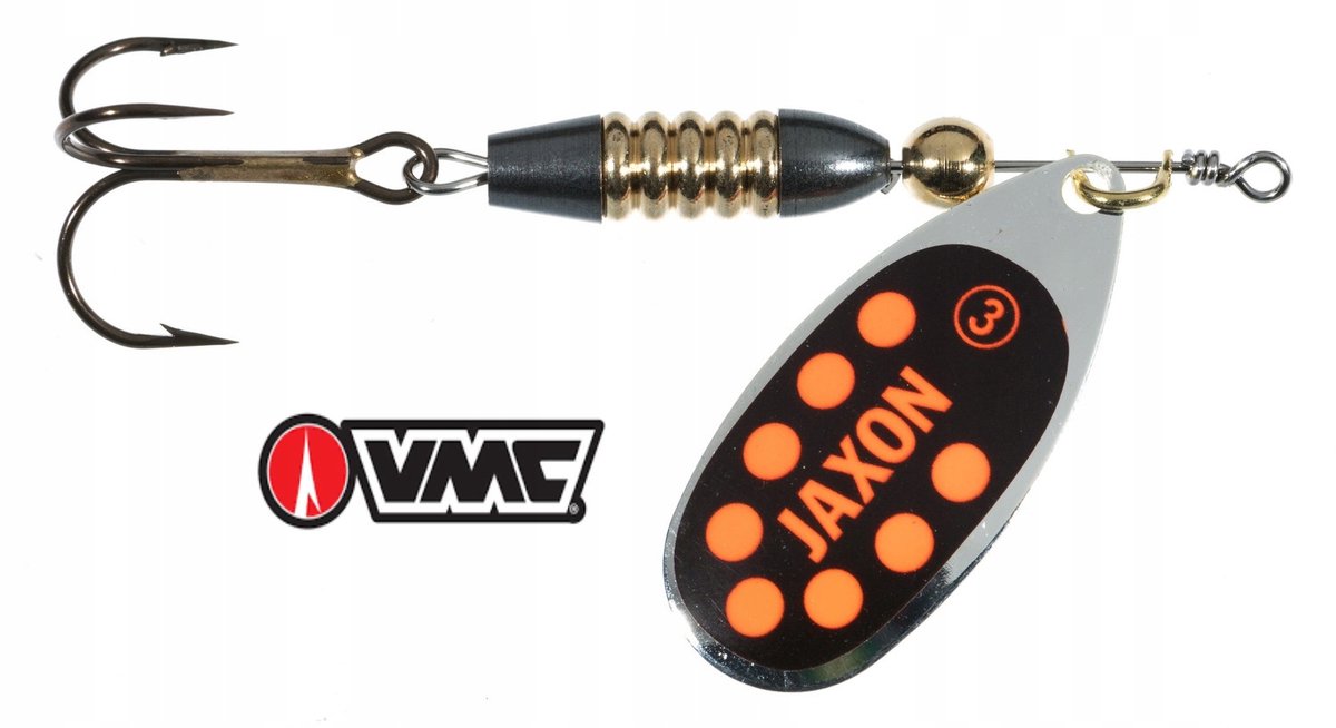 Jaxon Spinner '0' 3g - VMC Haken - Voor Baars, Forel, Snoek