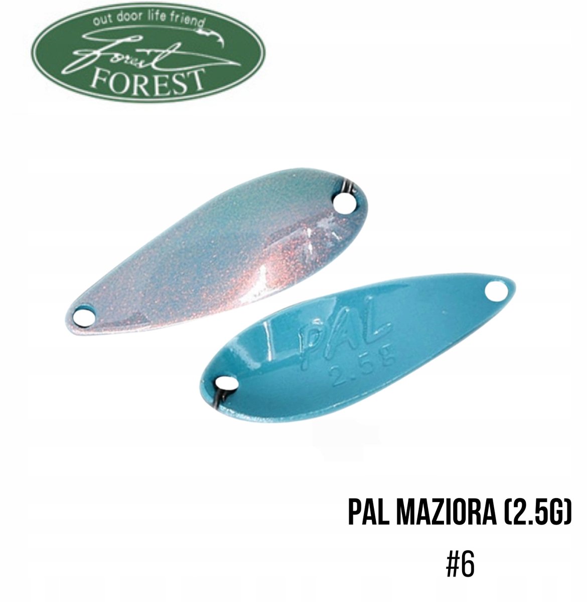 Forest PAL Maziora Wobbler 2,5g - Blauw Majo