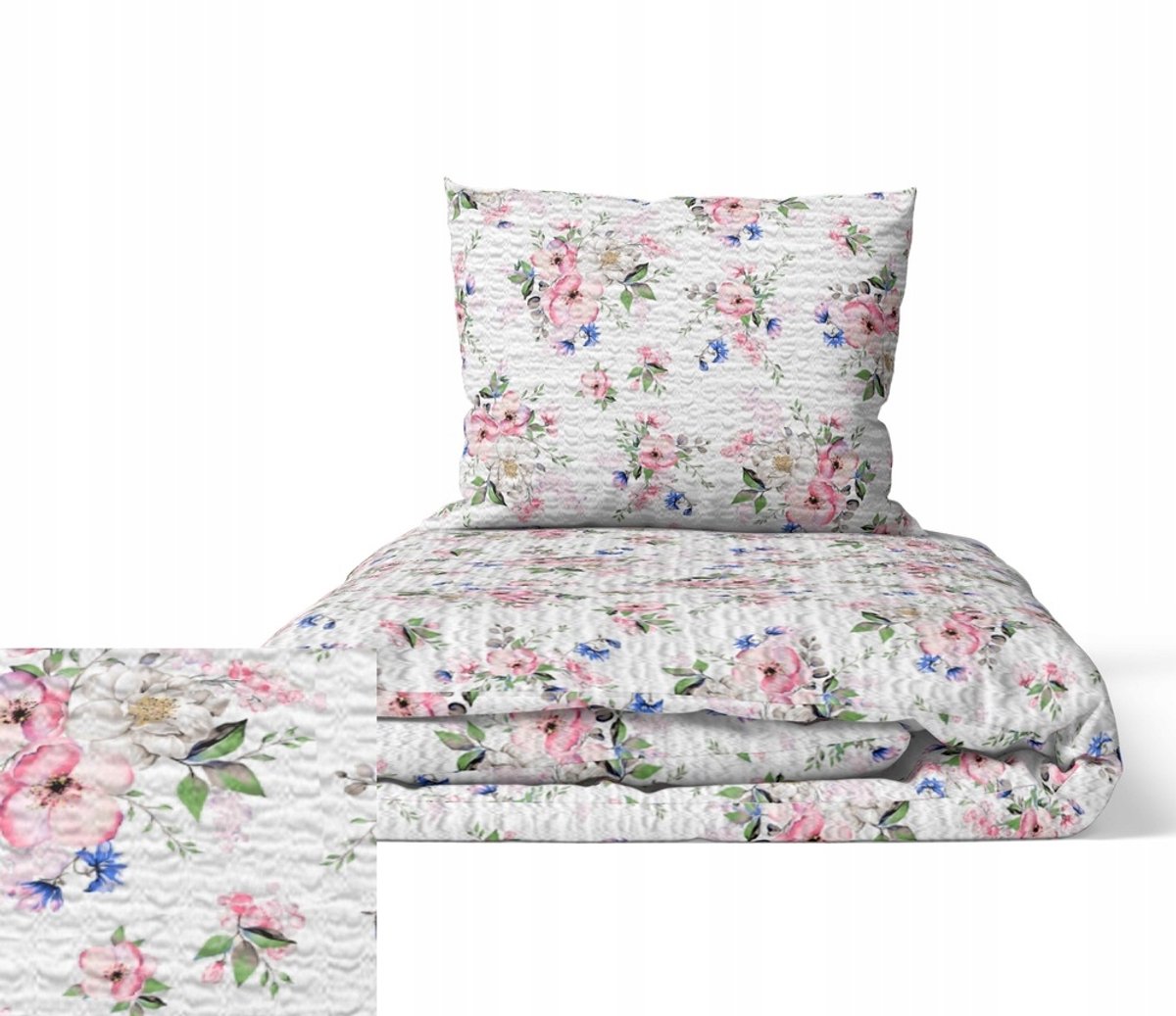 Kora Beddengoedset 160x200cm + 2x 70x80cm - Wit Jablonka