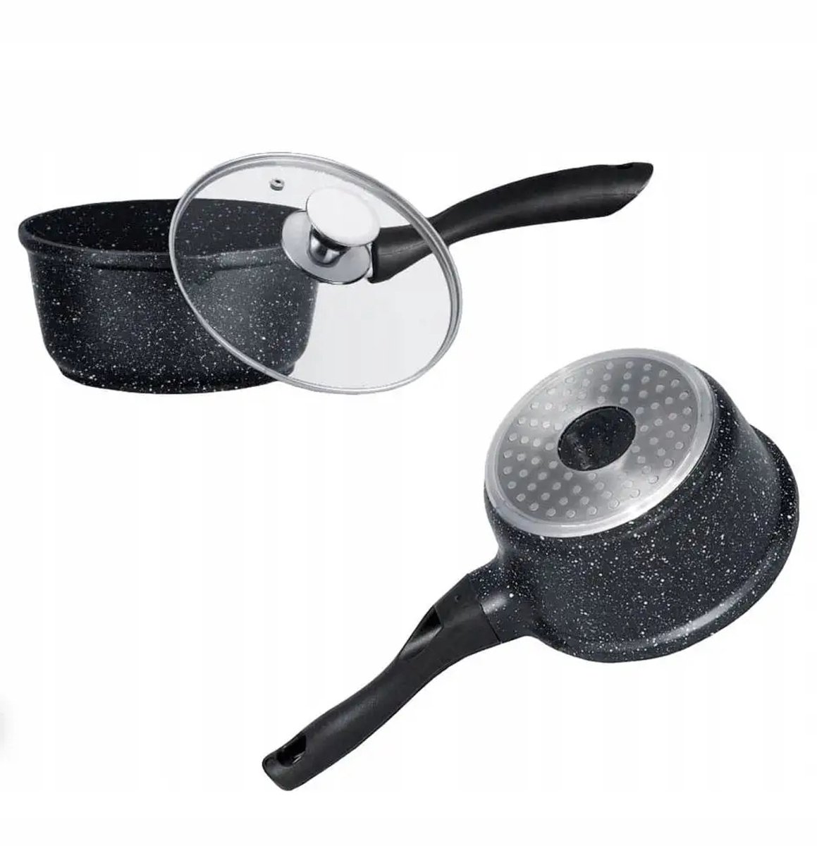 Marmite Pan met Deksel 16cm 1,3L Inductie Aluminium