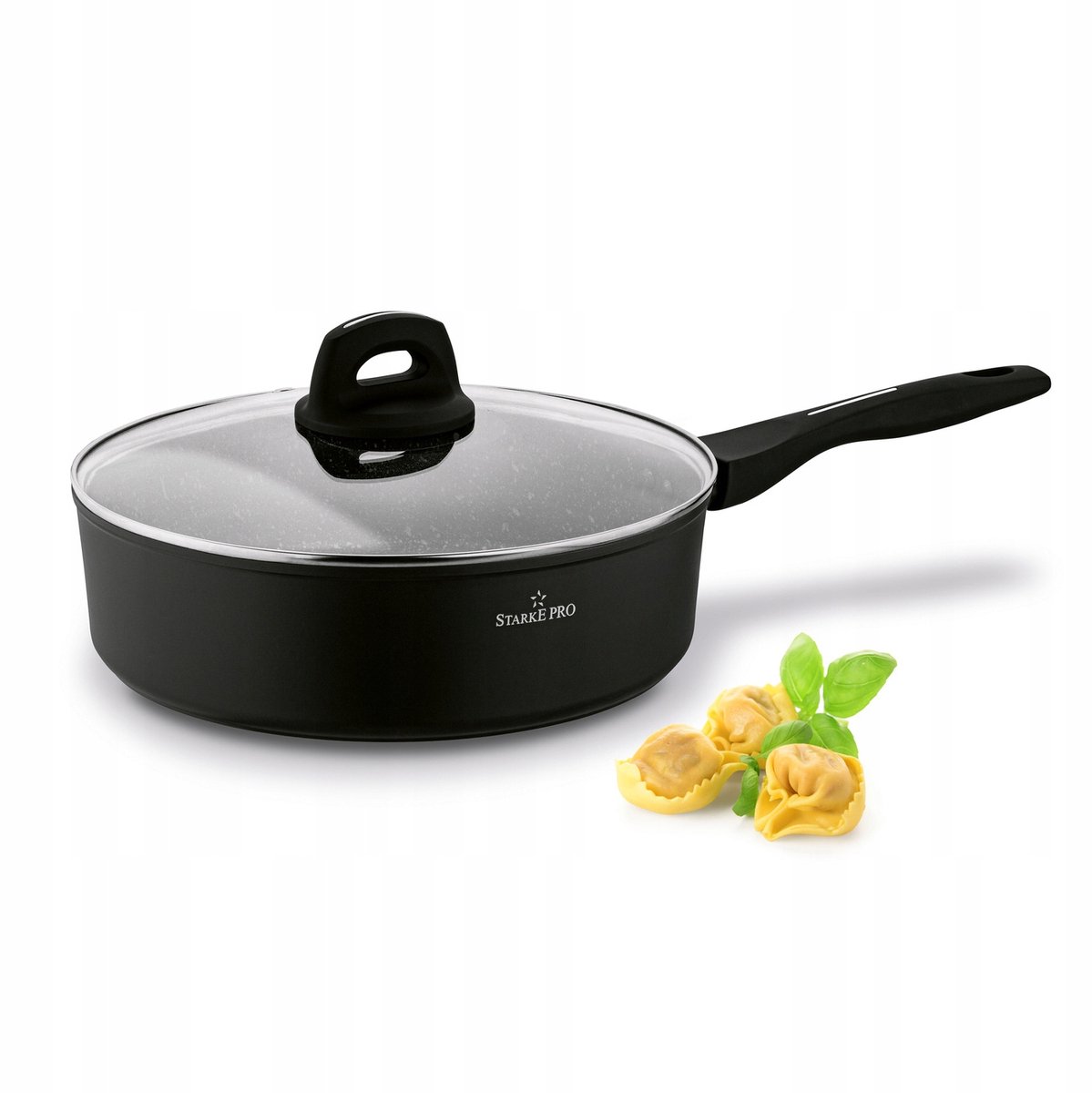Strong Pro Sesar Frituurpan met Deksel - 26 cm - Inductie