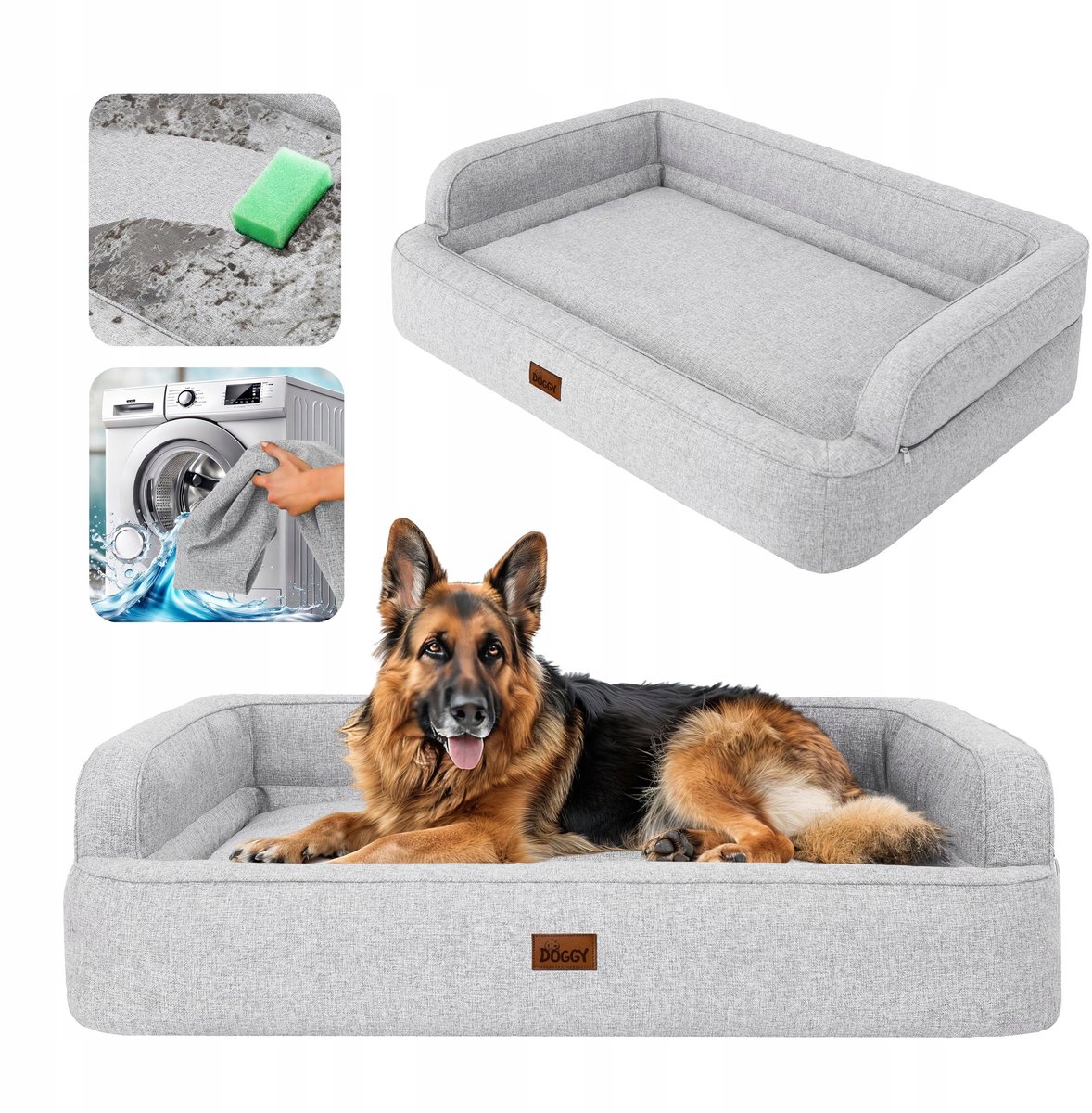 Hondenmand Bank Paradise 117x79cm - Makkelijk Schoon Te Maken