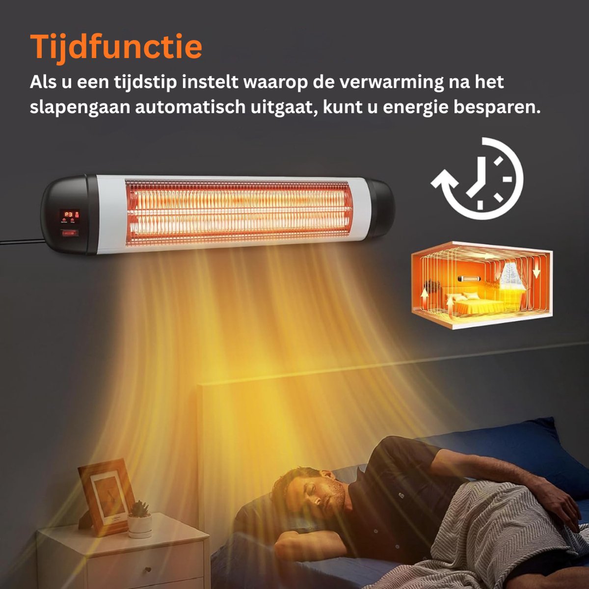 DailySupplies® Elektrische Kachel - Heater - Terrasverwarmers – foto 6