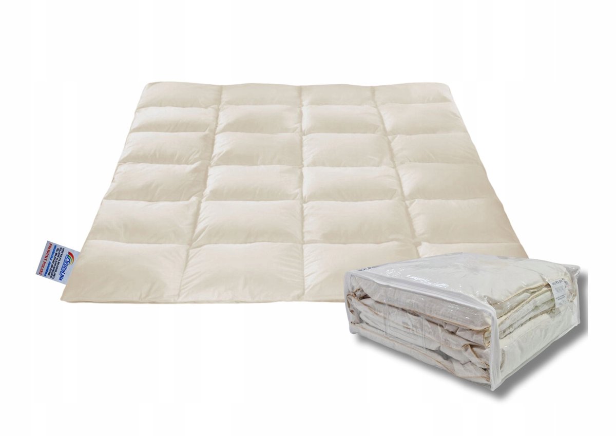Luxe zomer donzen dekbed 135x200cm - 1,20kg donsmix - Ecru