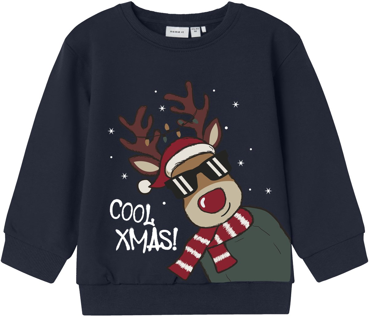 NAME IT - NMMPROKA LS NREG SWEAT BRU BOX - Jongens - Sweaters