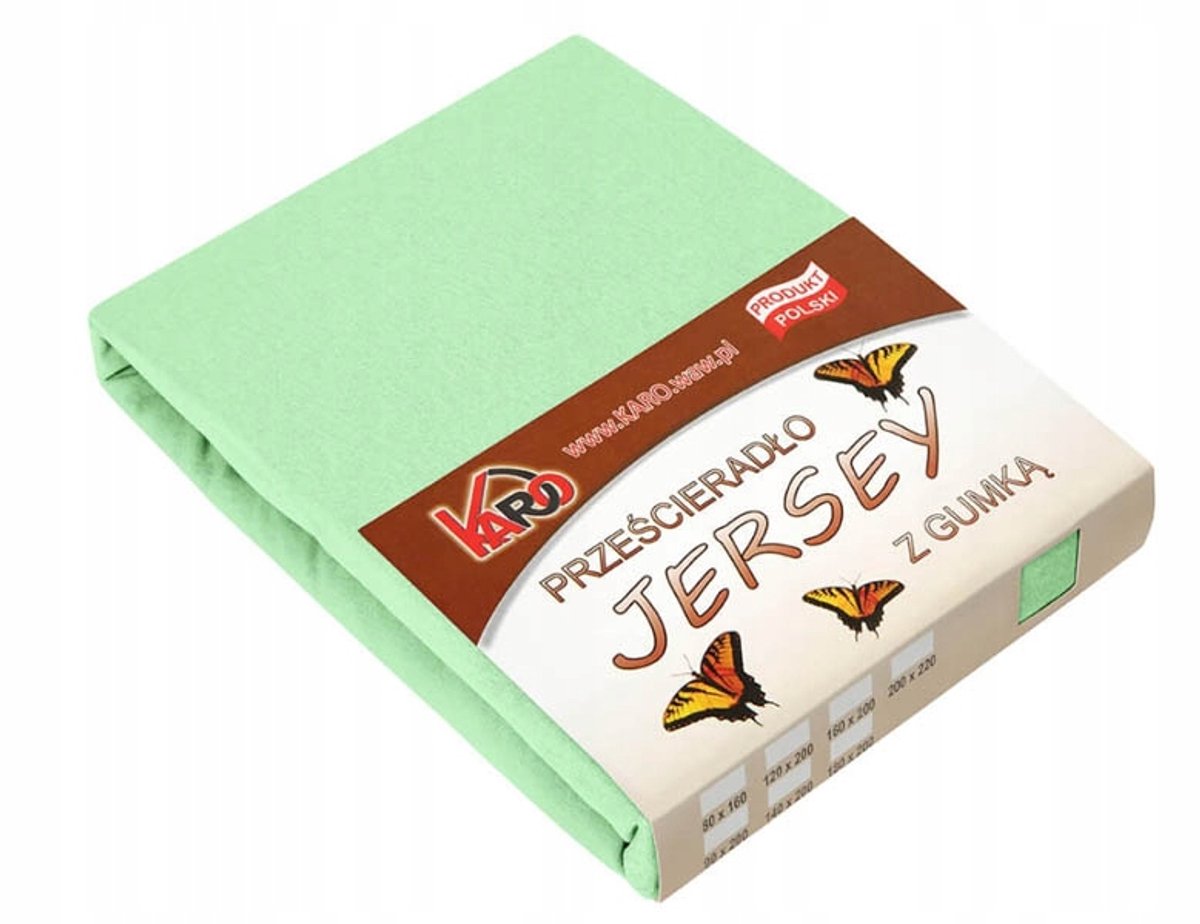 Celadon Jersey Hoeslaken 60x120 cm - Zacht Katoen