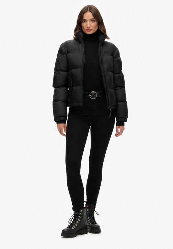 Superdry NON HOODED TECH PADDED JKT Dames Jas - Black
