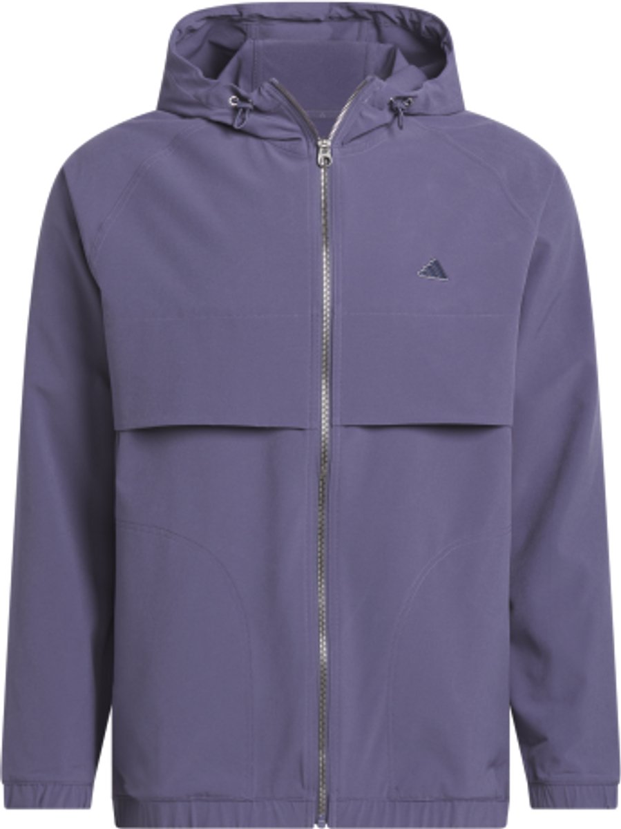 Adidas Heren Go-To Full Zip Windbreker Previo Paars