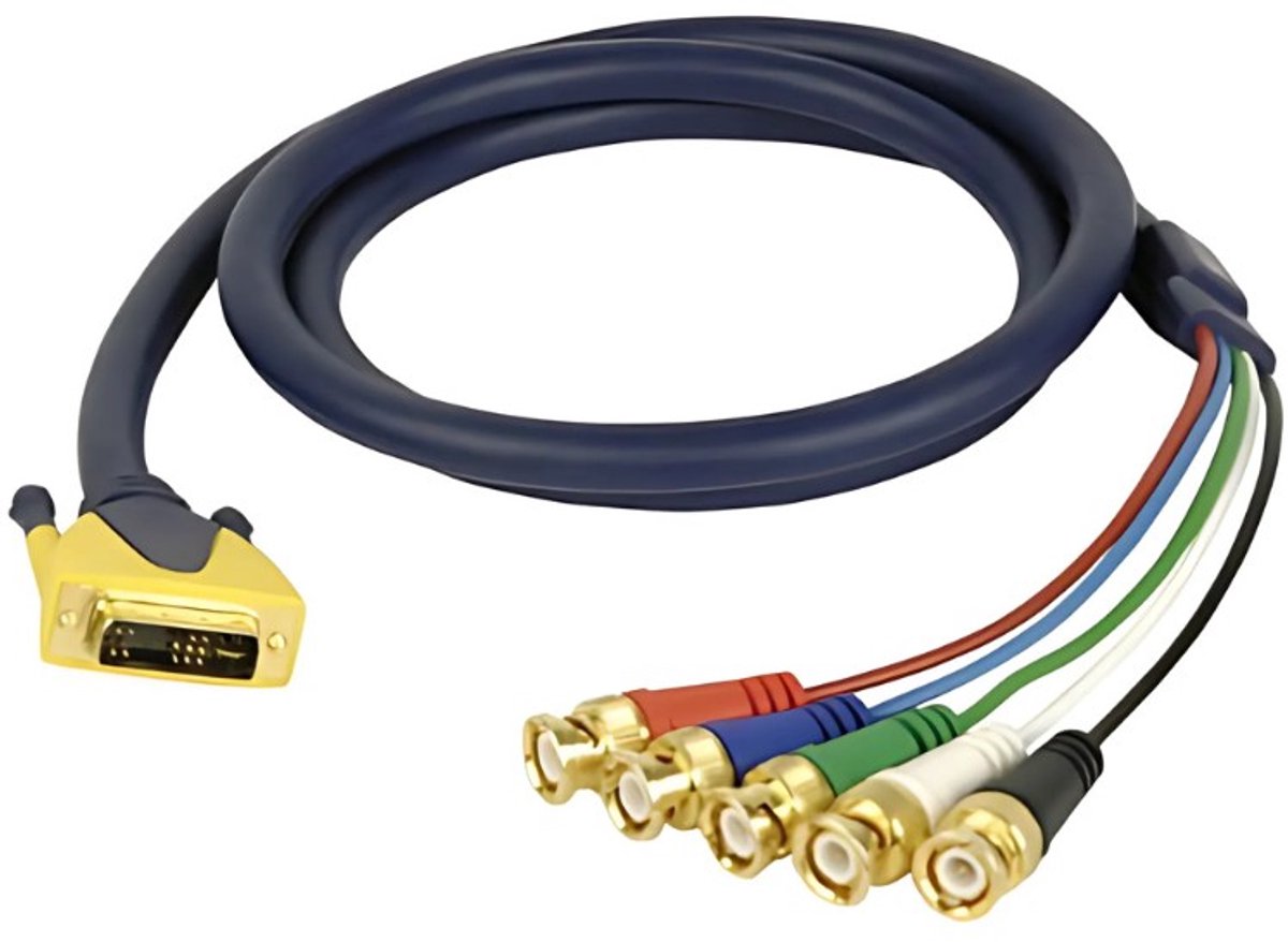 DMT FV32 - DVI-i 5x BNC/M RGBHV video cable 1.5M