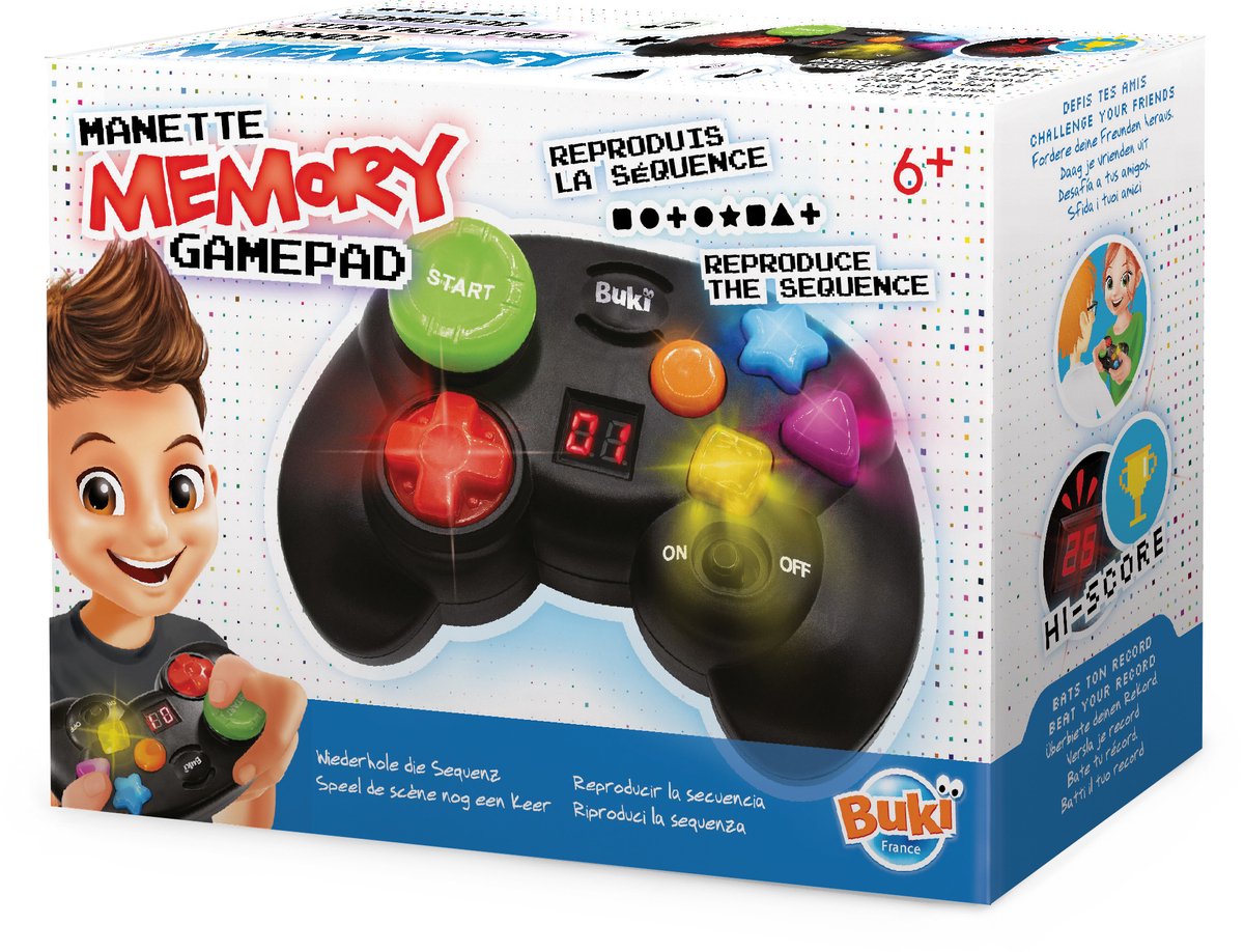 Buki - Memo control - Geheugenspel - Herhaalspel - Memory game