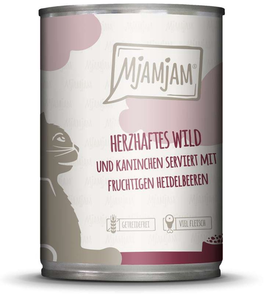 MjAMjAM MjAMjAM Cat - Leckere Mahlzeiten Dose 6x400g | Wild & Kaninchen