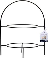 Etagère van acaciahout met 3 lagen - Inklapbaar frame - Houten Etagère van acaciahout met 3 lagen - Inklapbaar frame - Houten