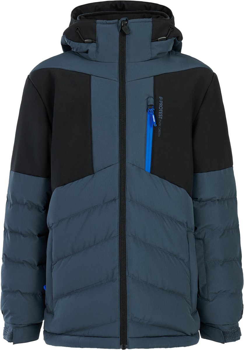 Protest Prtbrucer Skijas Jongens Winterjas Skipasvak Waterkolom 10K Marineblauw
