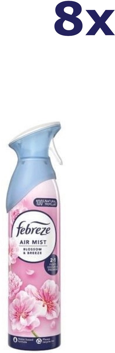 8x Febreze luchtverfrisser 185ml Blossom Breeze