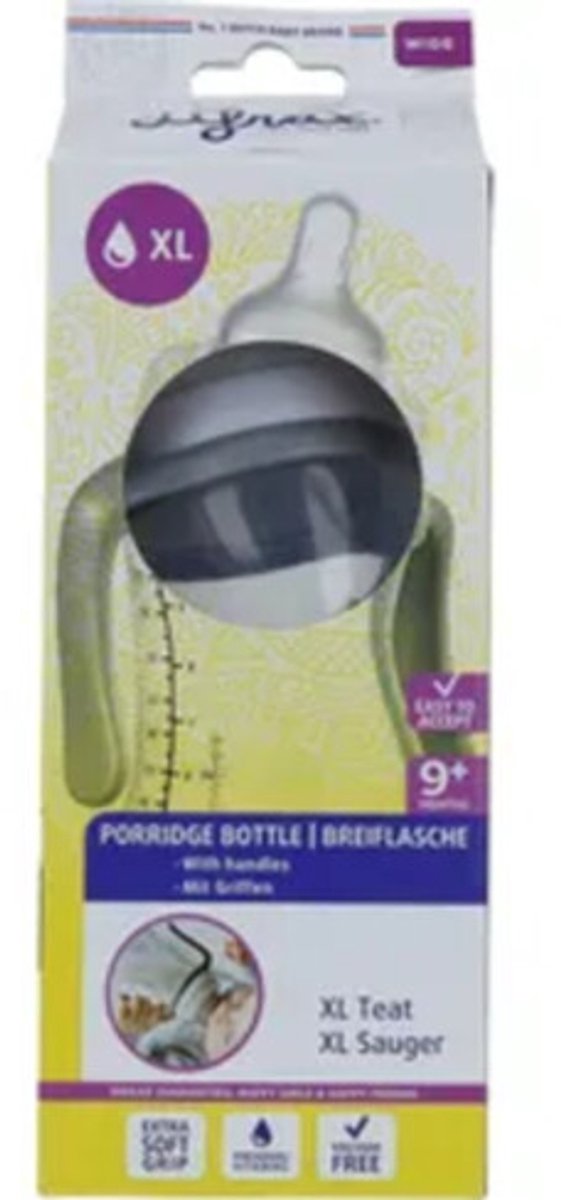 Difrax S-Fles Wide XL Papvoeding - 2 x 310 ml - Voordeelverpakking — afbeelding 4