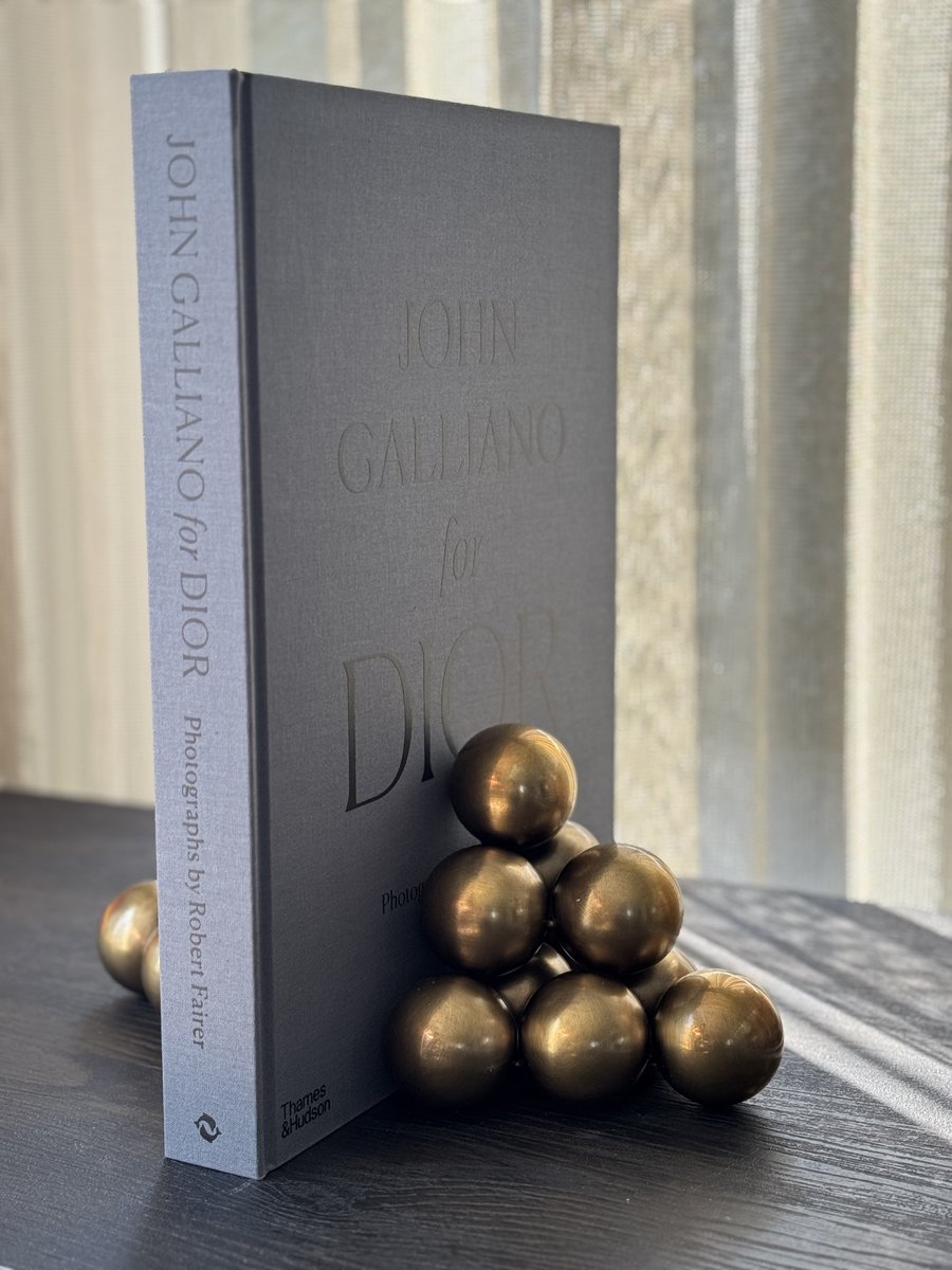 Bookend Carioca set of 2 Nickel Finish