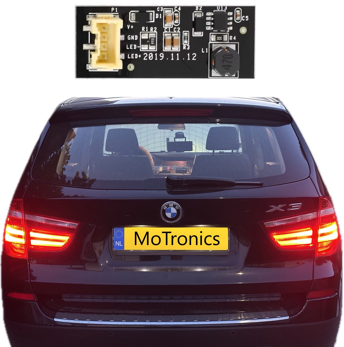 Premium LED printplaat achterlicht BMW X3 F25 2011–2017 – vervangt defecte module – alternatief voor Valeo B003809.2 – geschikt voor 7217311 t/m 7217314