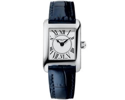 Frédérique Constant Carrée FC-200MC26 Horloge - Leer - Blauw - Ø 23 mm