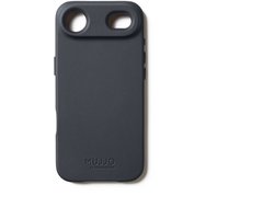 Mujjo Volledig Lederen Hoesje – Geschikt voor iPhone Air – Gemaakt van Deens kalfsleder – Ontwikkelt unieke patina – MagSafe compatible - Grijs