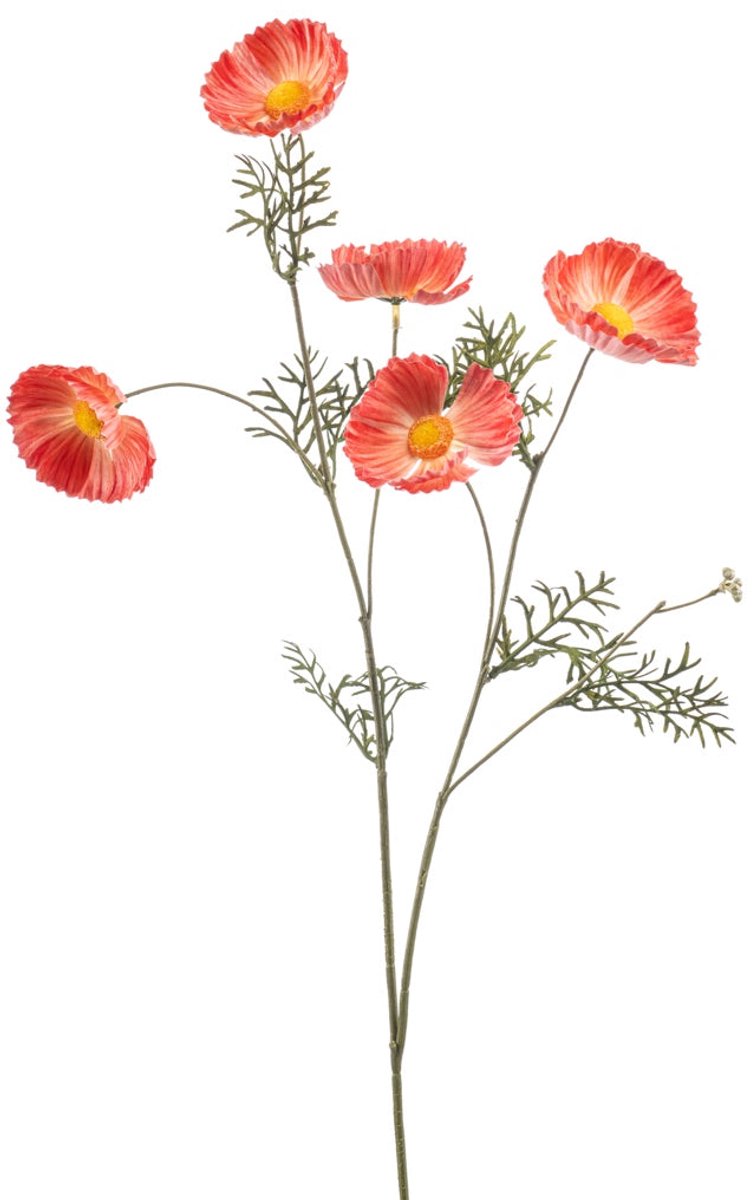 Emerald Kunstbloem Cosmos 70cm oranje - Kunstplant voor binnen