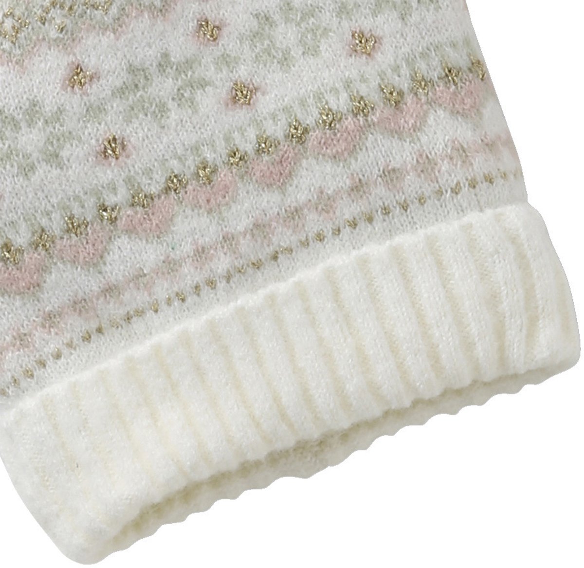 Vertbaudet Jacquard babyset muts + snood + wanten/handschoenen voor meisjes