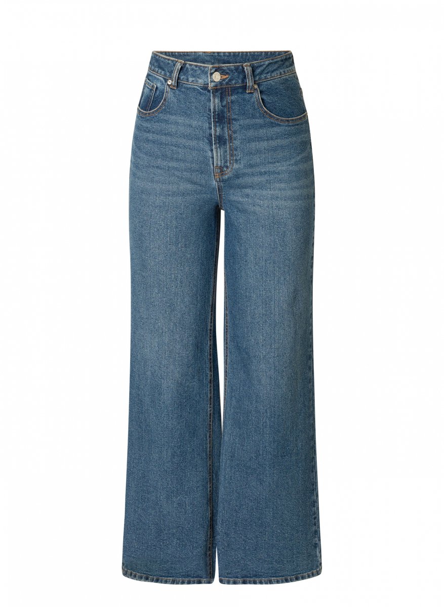 BASE LEVEL Amy Bottoms - Mid Blue - maat W38 / L30