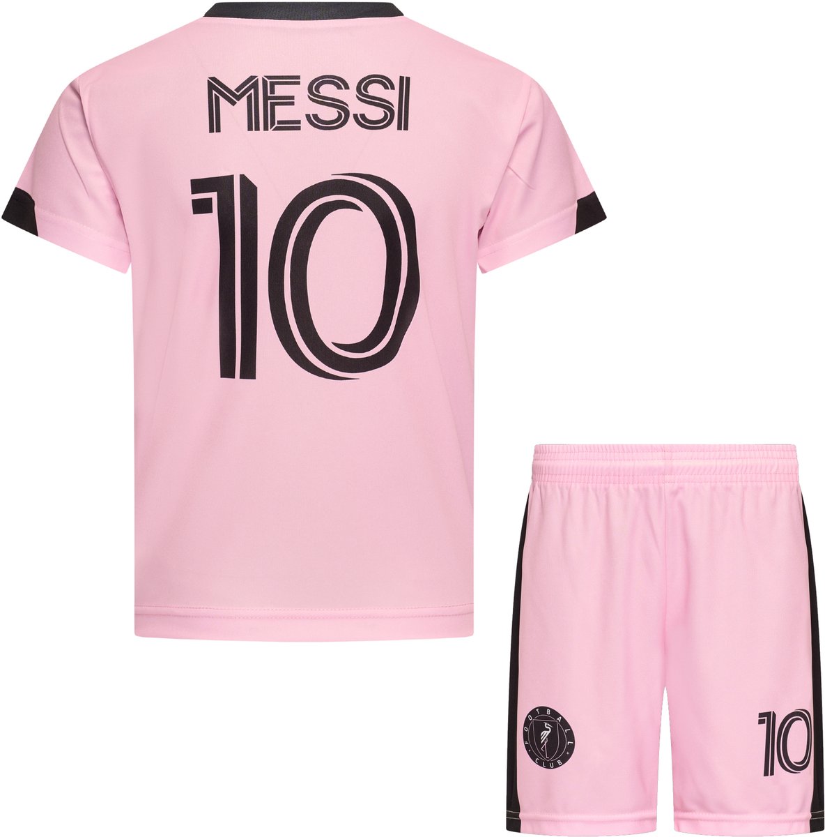 Messi Miami Voetbalshirt en Broekje Voetbaltenue Roze Thuis - Maat XL