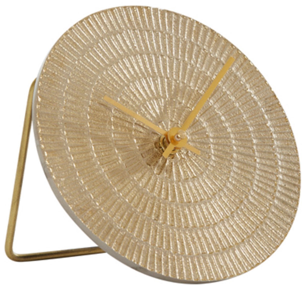 Klok BOJANO - 15.5x2x15.5cm - Goud