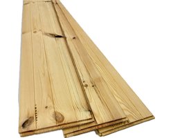 Massief grenen vloerplanken | 20x180mm | Vloerplank | 200cm | Grenen hout | Massief | 10x 200cm | 3.6m2 per pak | Rondom veer en groef | TG4 | Vloeren